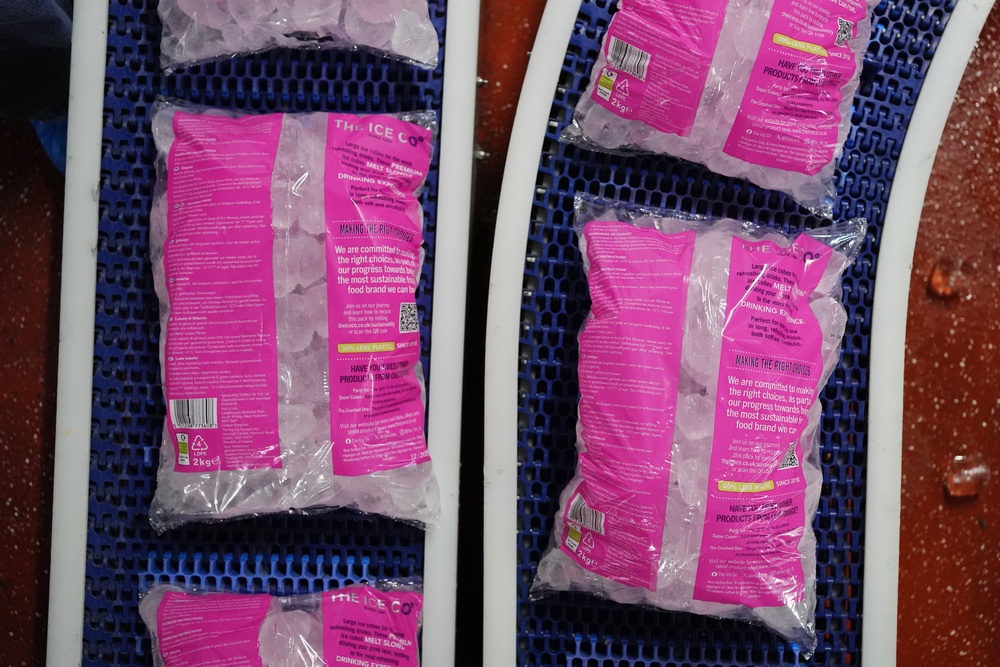 Sales director Nick Brennand explained that preparations start months ahead of the peak period, with the plant running at full capacity during snowy January to ensure a month’s reserve supply is stored in its frozen warehouse. (PA)