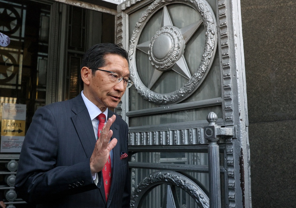 Japan's ambassador to Russia was summoned to Moscow's foreign ministry after Japanese officials criticised the country's claim to the disputed Kuril Islands (Reuters)