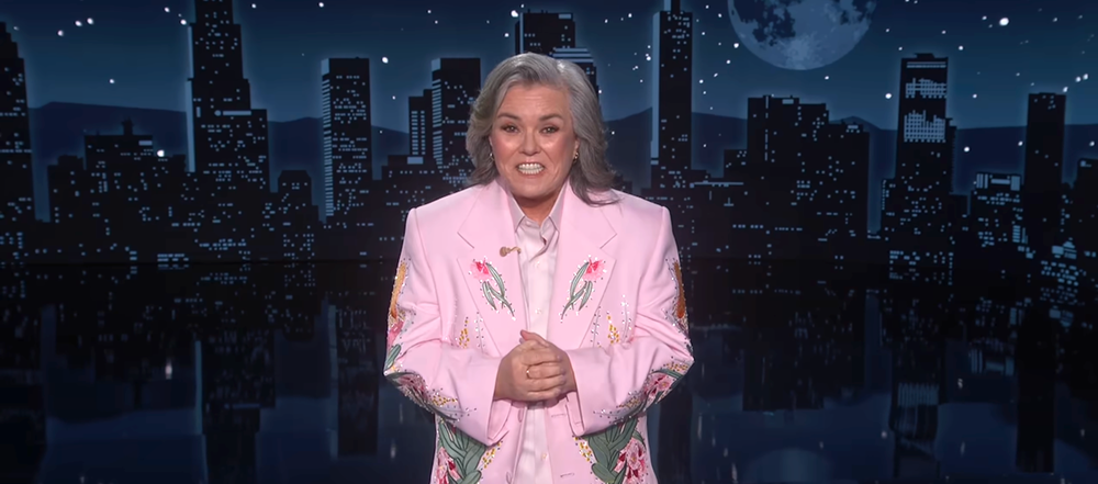 Rosie O'Donnell is filling in this week on ‘Jimmy Kimmel Live!’ (ABC)