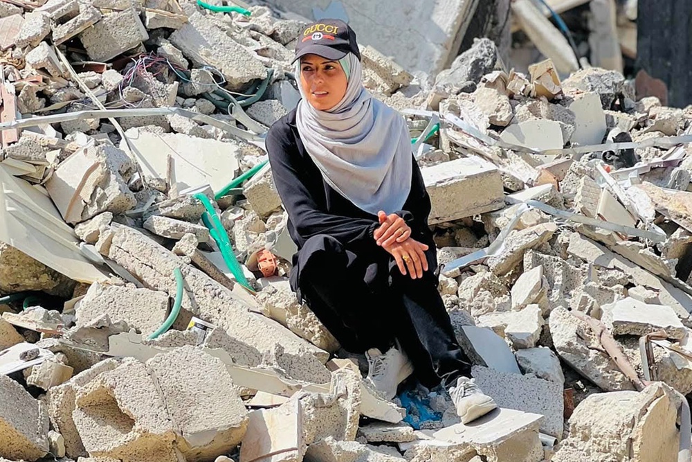 Mariam was devoted to her job as a journalist covering Gaza (Family handout)