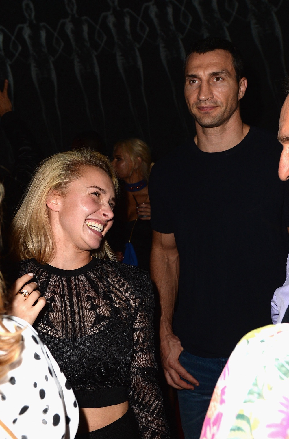 The pair dated for nine years, on and off (Getty)