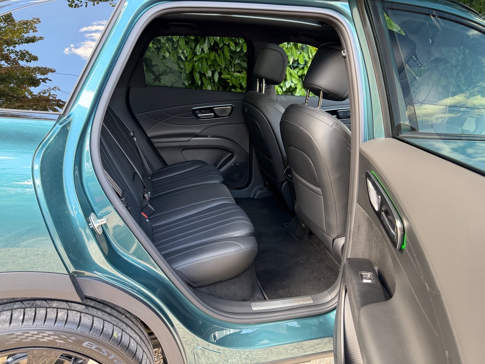 Although the Lepas L8 doesn't feel that big on the road, there's loads of space in the back seats (Steve Fowler)