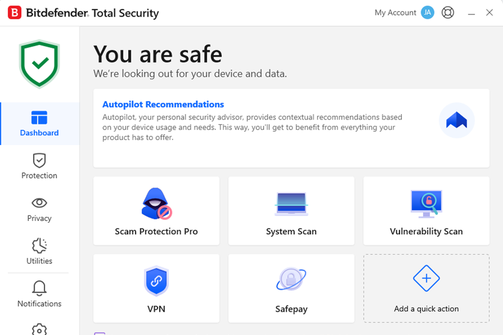 It’s a pricey but comprehensive solution (Bitdefender)