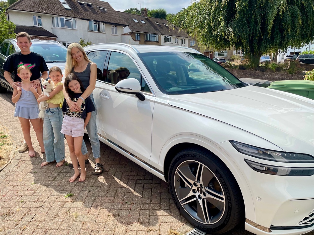 The Genesis GV70 was a welcome (and timely) arrival on the Bests’ driveway (Simon Best)