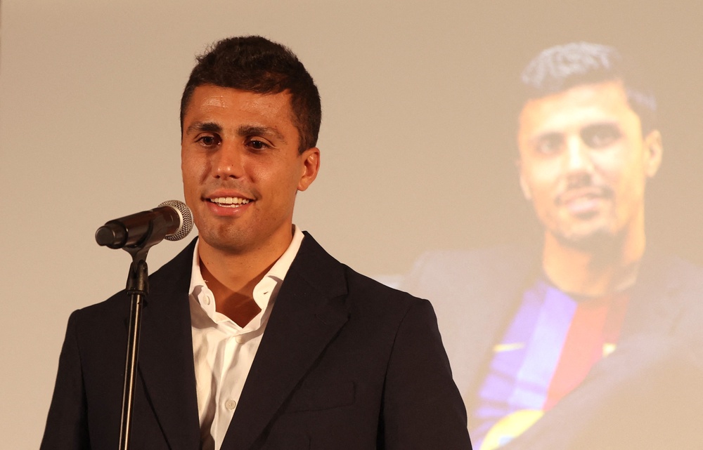 Rodri said ‘playing for Barcelona is a dream come true for me’ (Reuters)