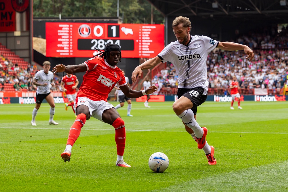 Charlton played their opening Championship game of the season against Derby at The Valley on Saturday (Getty)