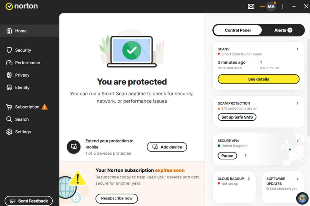 Norton favours a freephone 0800 number (Norton)