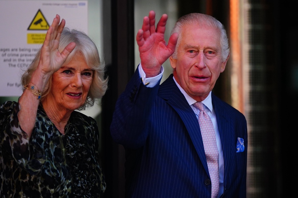 The King on the day he returned to public-facing duties in April 2024 (Victoria Jones/PA) (PA Archive)