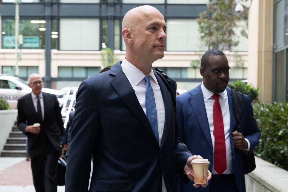 Meta lawyer Paul Schmidt laid out his case beginning with what is not disputed in the trial — that even though kids under 13 are not supposed to be on its apps, some lie about their age (Benjamin Fanjoy/Getty Images)