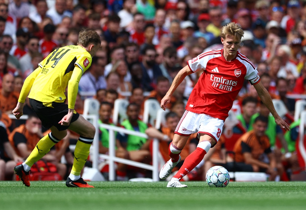 Martin Odegaard is fit again after an injury-hit season and could be one of the main players for the Gunners (Reuters)