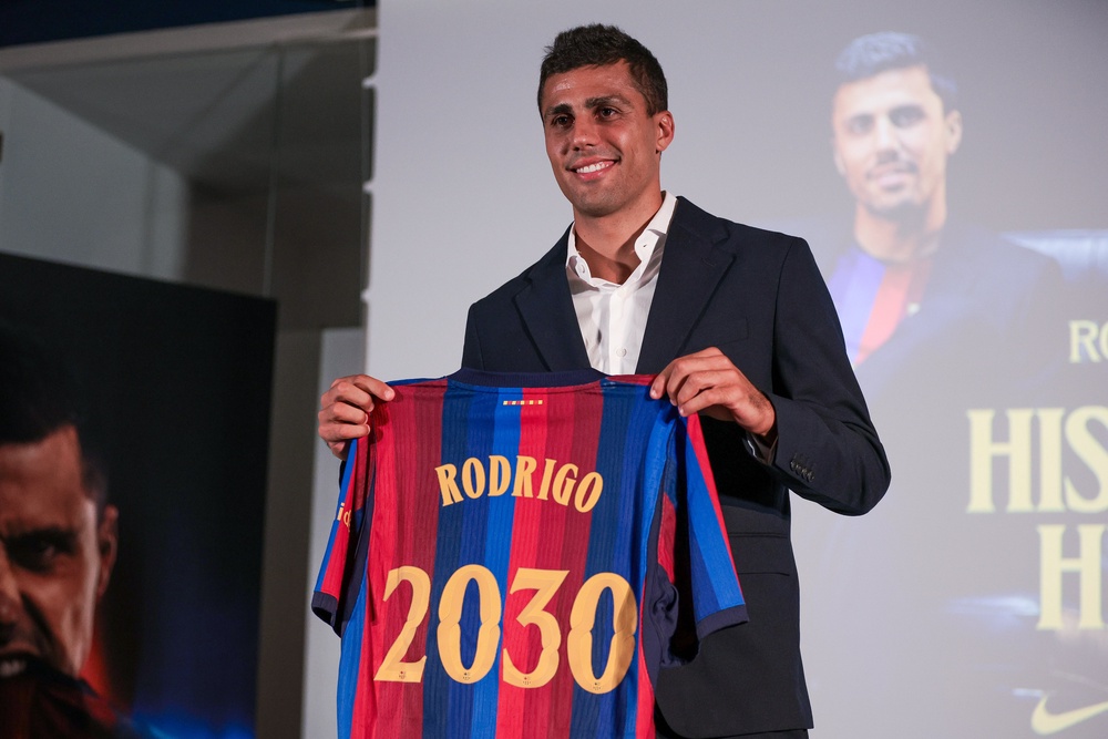 Man City have lost a number of high-profile players this summer including Rodri to Barcelona (Getty)