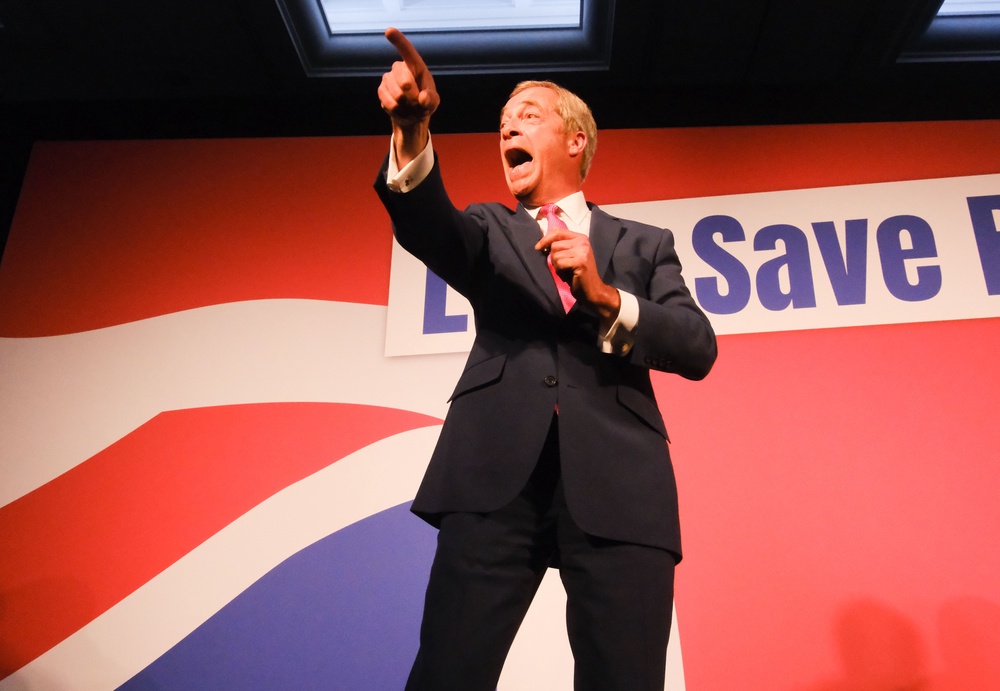 The civil war within Nigel Farage’s party has burst into the open (Matthew Chattle/Shutterstock)