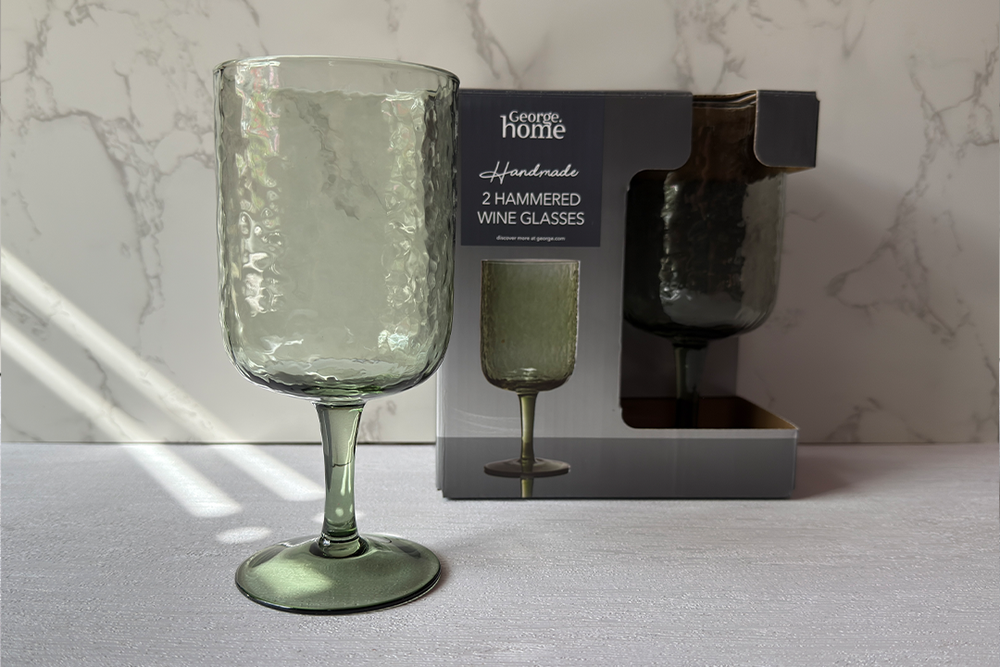 At £4 each, these glasses offer plenty of personality (Jonathan Hatchman/The Independent)
