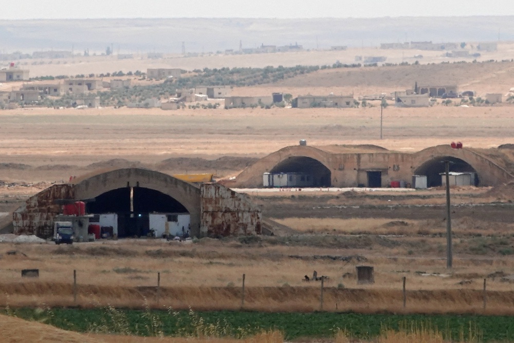 Syria’s Abu al-Duhur airbase (Reuters)