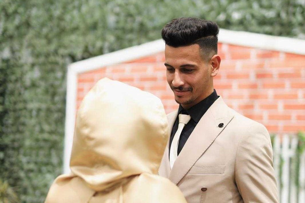 Mohammed and Neveen's wedding took place earlier this year (Neveen Abu Hatab)