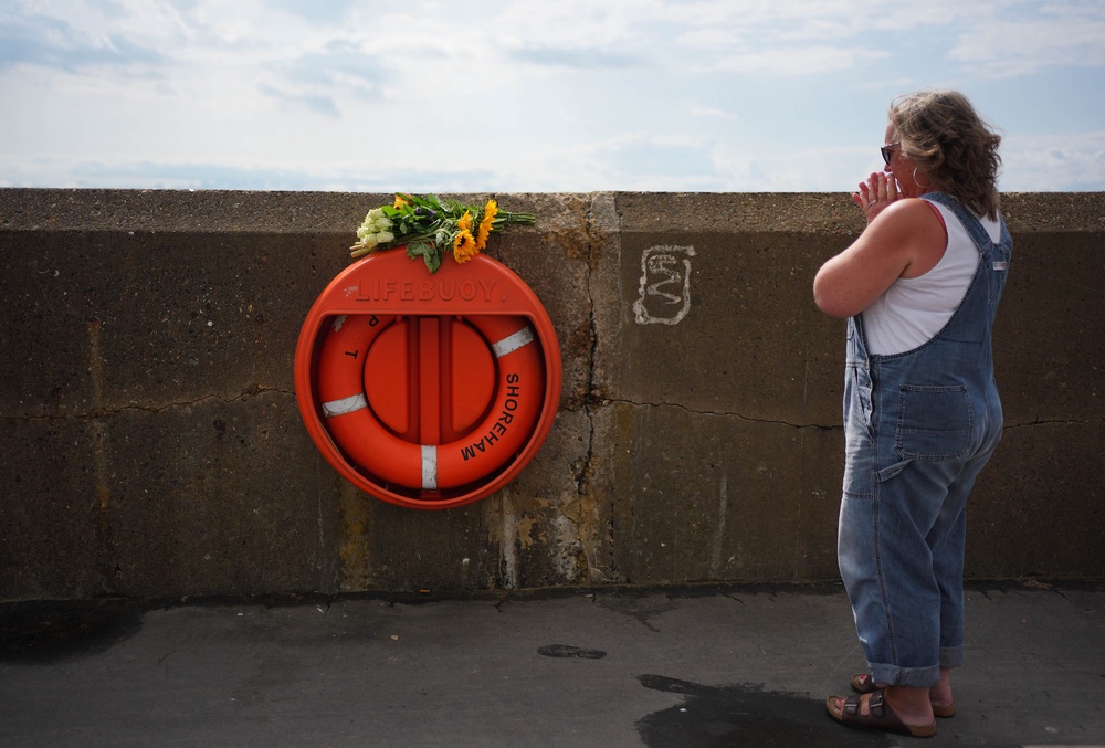Floral tributes have been left in the area following the tragedy (Yui Mok/PA) (PA Wire)