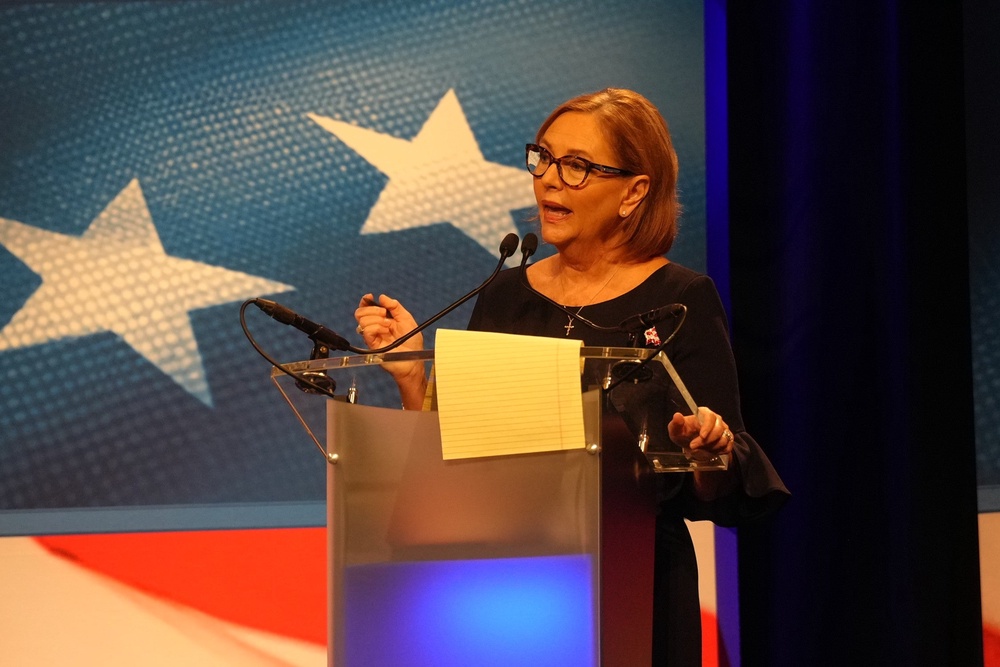‘I’m not that informed on national security,’ Darline Graham said during a televised debate on Tuesday. ‘National security is not my thing’ (AP)