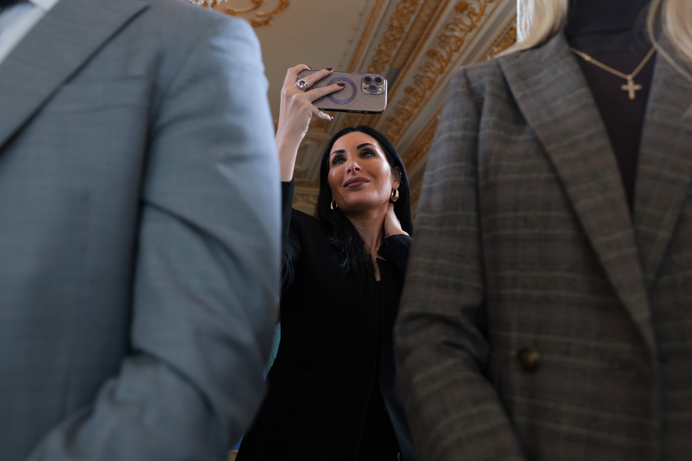 Loomer, a right-wing political activist, wrote: ‘A lot of the people who work for President Trump suffer from major professional jealousy and they are very bothered by loyalty’ (Getty Images)