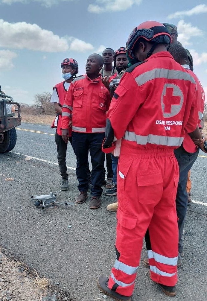 Helicopter crashes have happened with increasing regularity in Kenya, which has a vibrant tourism industry that depends on domestic carriers to ferry visitors to distant places like Mount Ololokwe (Kenya Red Cross)
