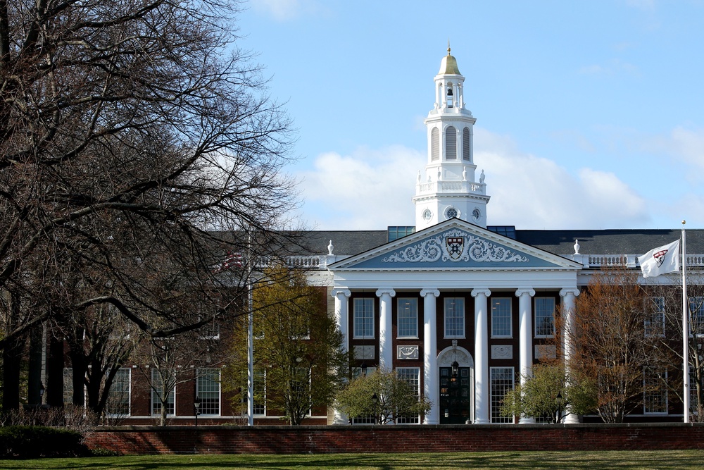 About 63 percent of Harvard Arts and Sciences faculty said in a 2025 survey by The Crimson college newspaper that they identify as liberal (Getty Images)