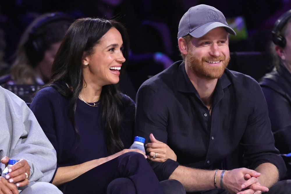 Harry and Meghan pursued commercial deals, including contracts with Netflix and Spotify, in the US (Ronald Martinez/Getty Images)