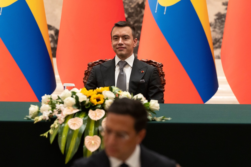 Ecuador's President Daniel Noboa is among those who have paid tribute to the victims (Getty)
