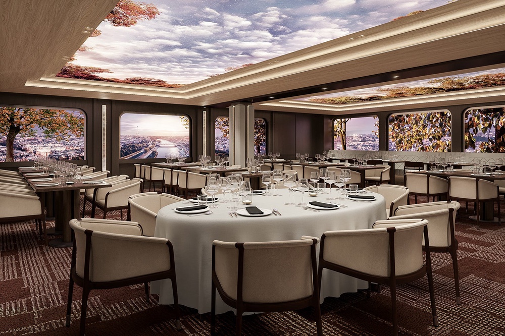 New dining experiences including the immersive Panorama Room (Norwegian Cruise Line)