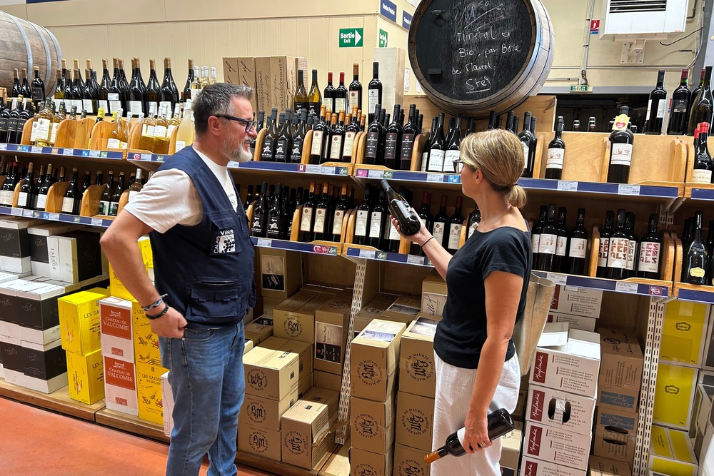 It’s far cheaper to buy French wine in one of Calais’ supermarkets or wine stores than it is in the UK (Lucy Shrimpton)