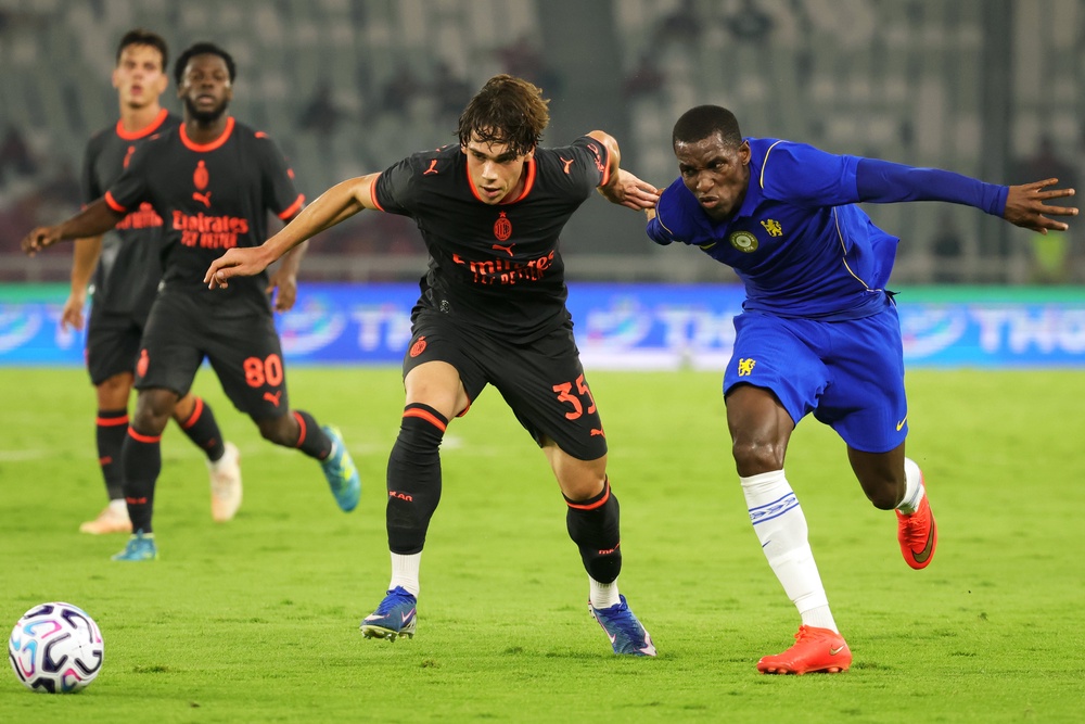 Nicolas Jackson in action for Chelsea in pre-season (Getty)