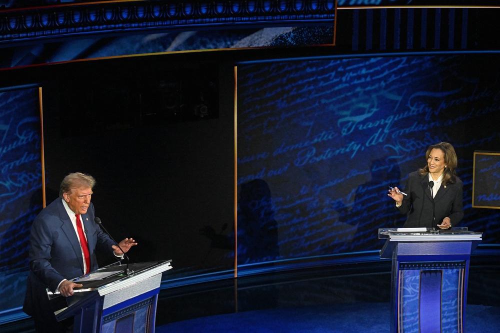Harris was defeated by Trump back in 2024, after a late entry by the then-vice president into the race (AFP/Getty)