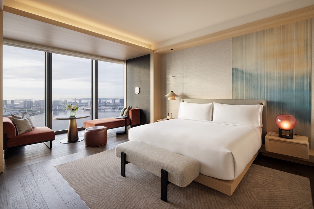 Did someone order a view? Sit and watch the world go by from your room (Fairmont Tokyo)