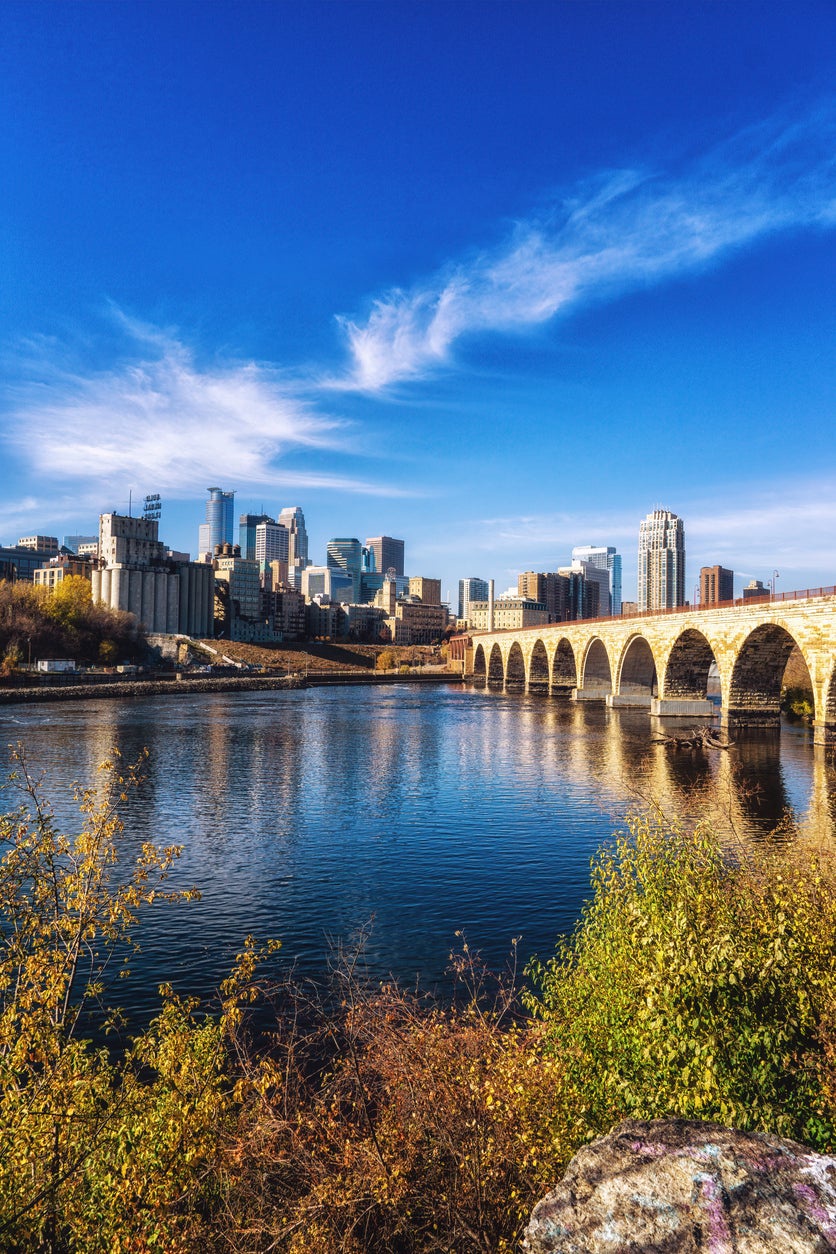 Third body found Monday afternoon near the Mississippi River and Stone Arch Bridge (pictured) (Getty/iStock)