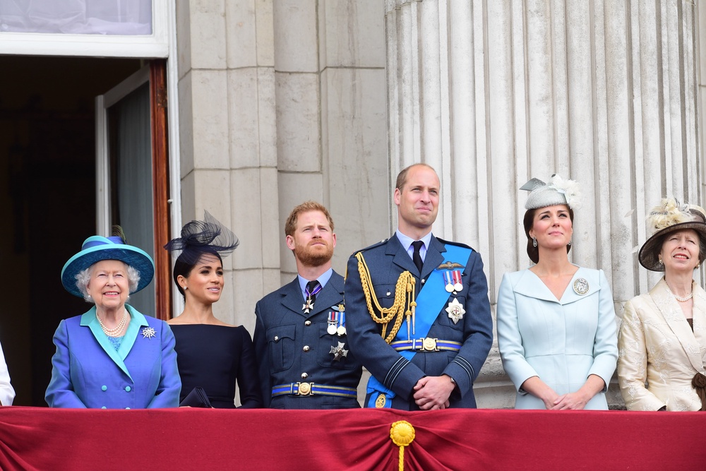 The Sussexes on the Palace balcony in the years before Megxit (Paul Grover/Daily Telegraph/PA) (PA Archive)