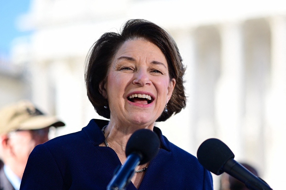 Had Lindell won his primary, he'd be facing Amy Klobuchar in the November gubernatorial election (AFP/Getty)