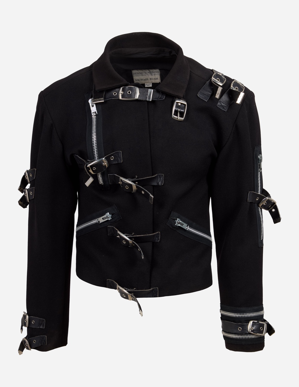 A jacket worn during the King of Pop’s Bad World Tour in the 1980s could fetch up to 80,000 dollars (Julien’s Auctions Property/PA)