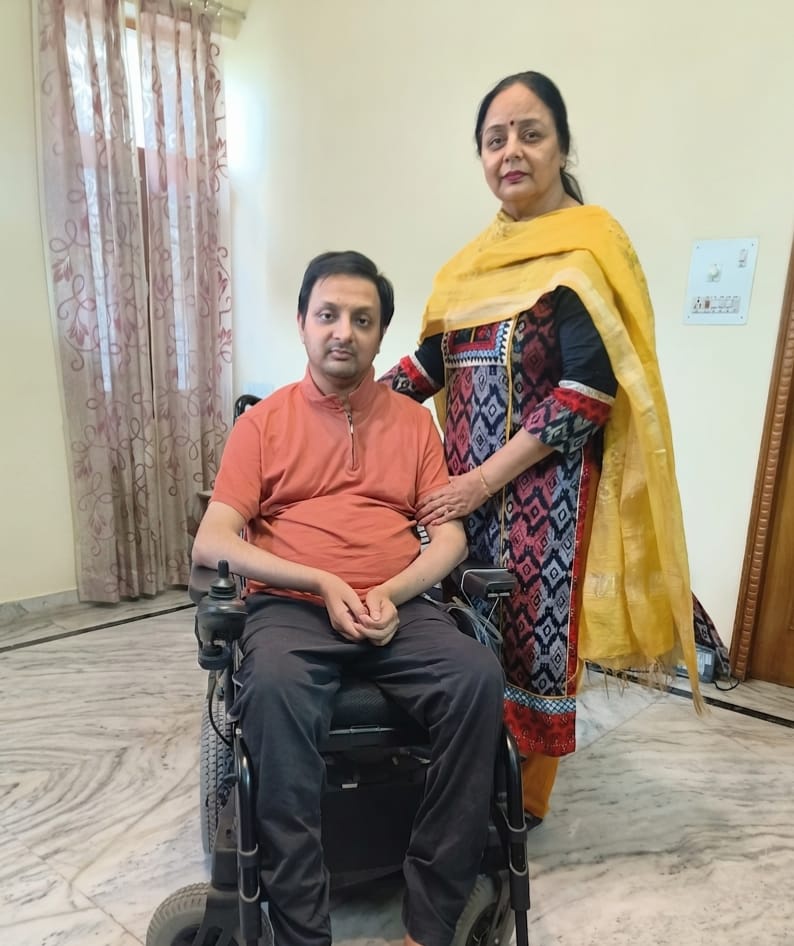 Shubham Gupta was left paralysed after surviving an injury during training at National Defence Academy (Supplied)