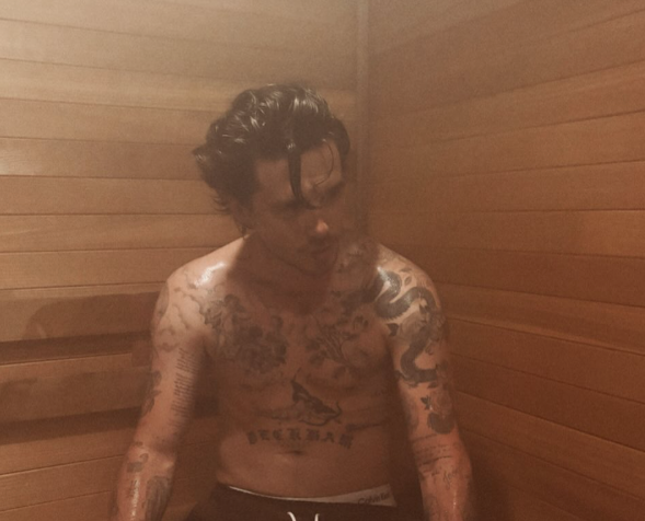 Brooklyn Beckham revealed he has covered up a tattoo that once said 'mama's boy