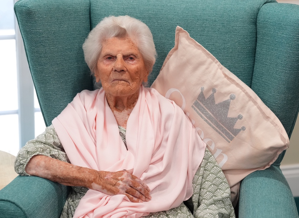 Ethel Caterham, 117, said ‘I look forward to seeing what next year brings’ (Jonathan Brady/PA) (PA Archive)