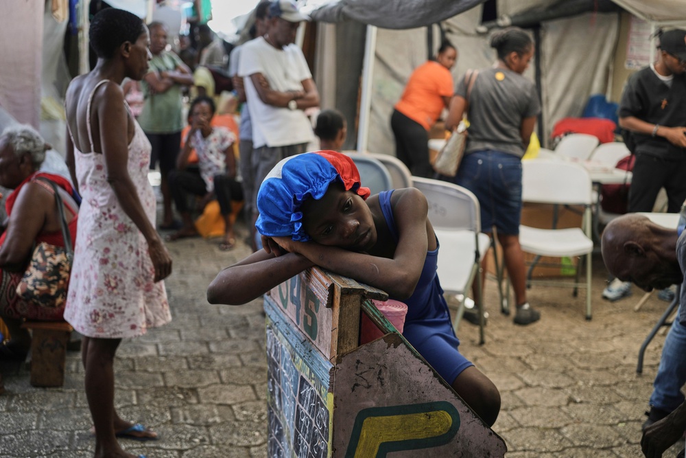 The plane landed in the northern Haitian city of Cap-Haitien because the main international airport in Port-au-Prince is considered too dangerous. (AP Photo/Odelyn Joseph)