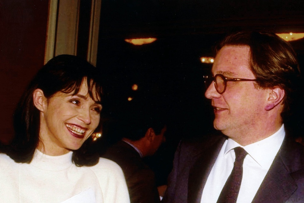 Prince Laurent of Belgium and Wendy Van Wanten in Brussels on 24 September 1996 (Photonews/Getty)