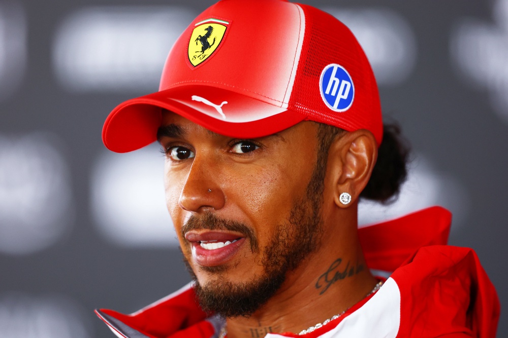 Lewis Hamilton is 50 points behind championship leader Kimi Antonelli (Getty)