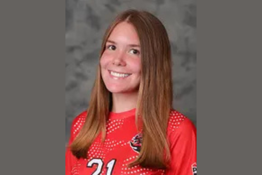 Karoline Heintz, an 18-year-old soccer player at PennWest California, was allegedly stabbed by her boyfriend, Royce Moser, 18, in August in Pennsylvania following a talk about the young couple's future (California Vulcans)