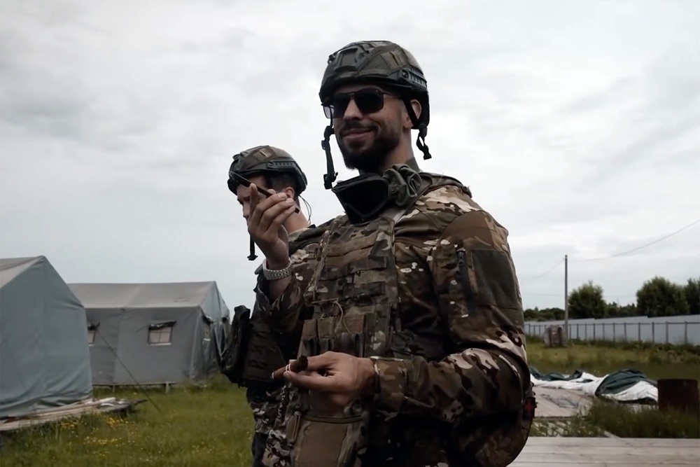 Andrew and Tristan Tate during their trip to Russia in June (Tate Confidential)