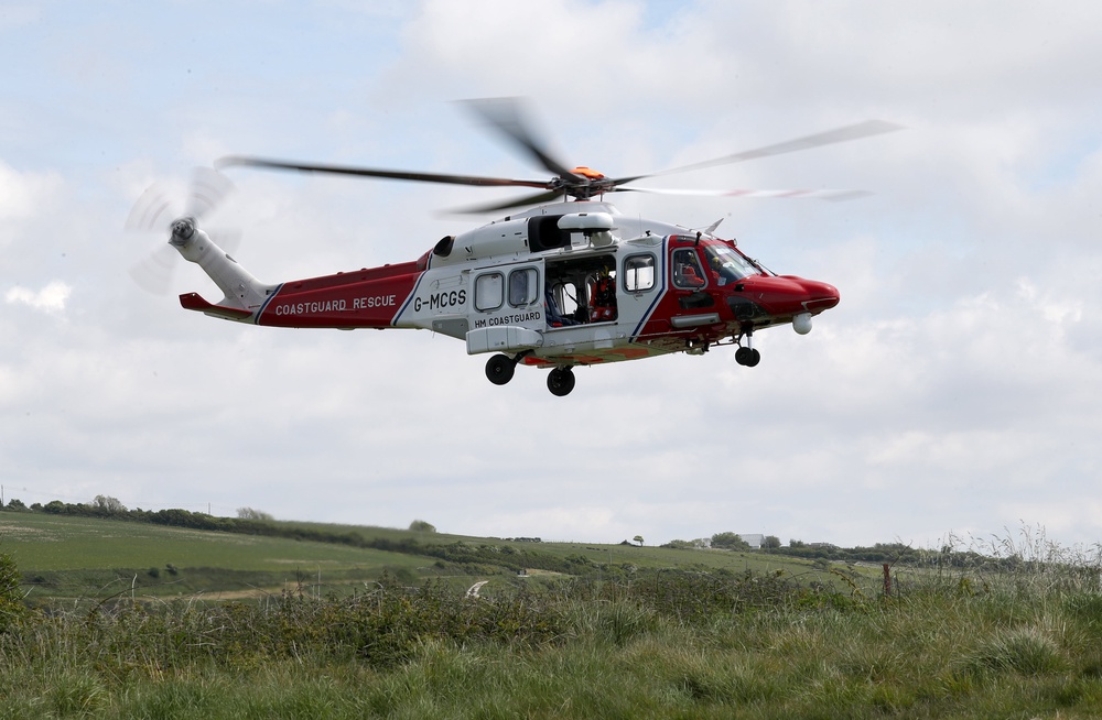 A coastguard helicopter is involved in the search (PA) (PA Archive)