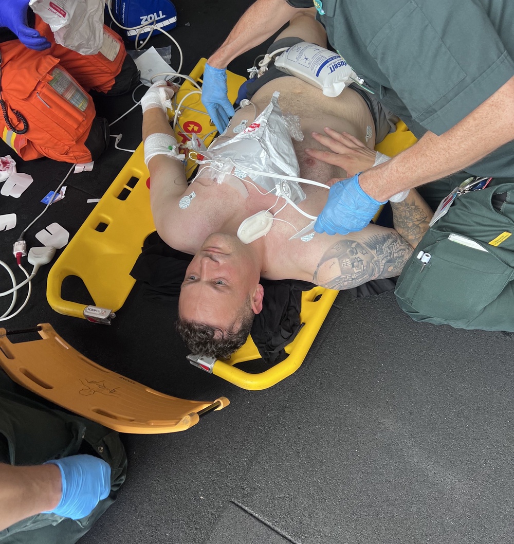 Chris Wall was mid-way through an intense workout class when he suddenly collapsed (PA)