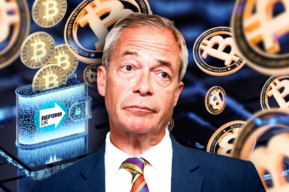 Nigel Farage’s party has received another £4m from a British crypto billionaire pardoned by Donald Trump (Getty/The Independent)