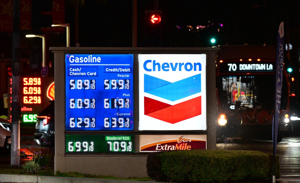 Gas prices remain above $4 a gallon nationally, forcing some households to cut costs in other areas to fill up their tanks (AFP/Getty)