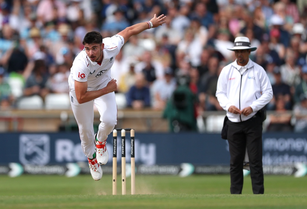 Josh Tongue took three wickets on day three to add to his tally in the match (Getty)