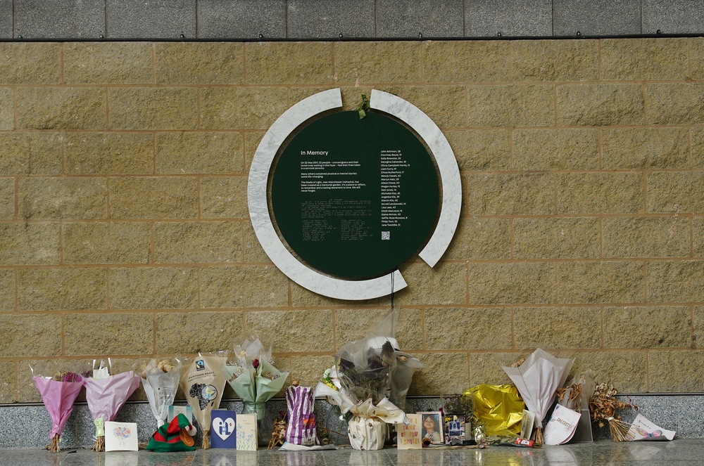 Andy Burnham spoke of his experience of the Manchester bombing and the inaugural service heard from survivors of that day (Peter Byrne/PA) (PA Archive)