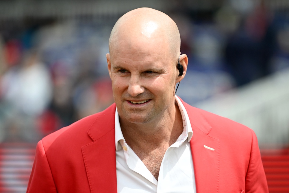 Former England cricket captain Sir Andrew Strauss gave a pep talk to Tory MPs before the 2024 general election (Getty)